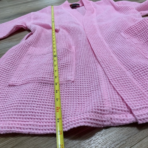 Terry Town Short Waffle Robe - Picture 7 of 7